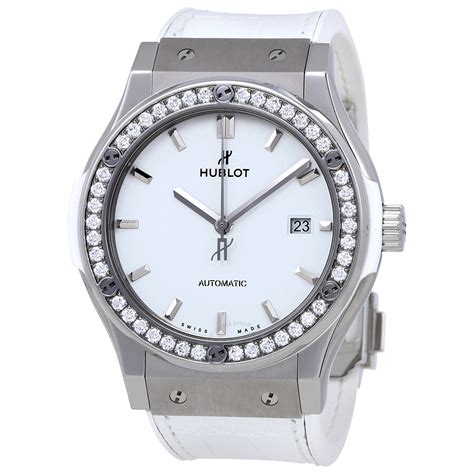 Hublot Classic Fusion Automatic White Dial Ladies Watch 